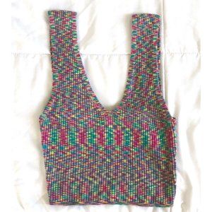 Pacsun Kendall & Kylie Space Dye Sweater Tank Top